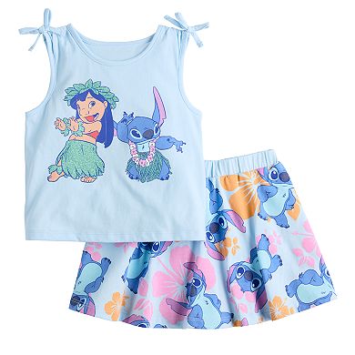 Disney's Lilo & Stitch Hula Dance Girls 4-12 Tank Top & Skirt Set