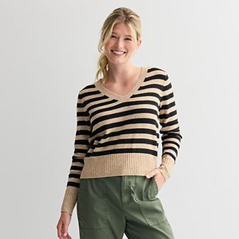 Women's Sonoma Goods For Life® Lightweight V-Neck Sweater