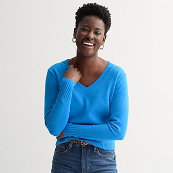 Women's Sonoma Goods For Life® Lightweight V-Neck Sweater