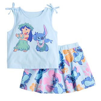 Disney's Lilo & Stitch Hula Dance Baby & Toddler Girl Tank Top & Skirt Set