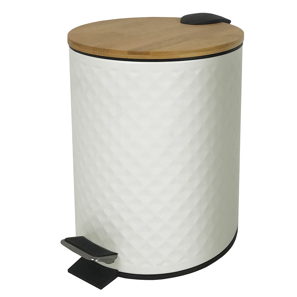 Popular Bath Bentwood 5L Step Trash Can