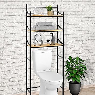 Verge Woodway Space Saver Bathroom Storage Shelf