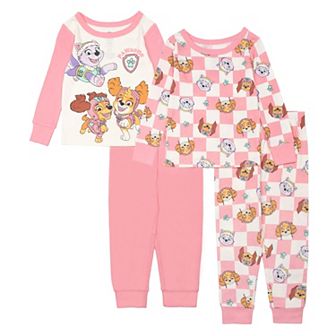 Toddler Girl PAW Patrol 4 pc Pajama Top & Pajama Bottoms Set