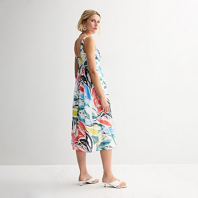Women's Reg INTEMPO™ Tie-Front Midi Dress