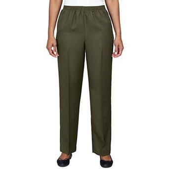 Women's Alfred Dunner All Around Elastic Waist Accord Short Length Pants