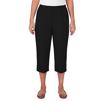 Women's Alfred Dunner Button Hem Denim Capri Pant