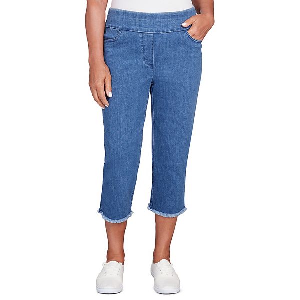 Denim Kohls Cotton Capris GRAPENT Cargo Capri Pants For Women High