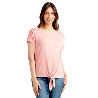 Women's Apt. 9® Dolman Sleeve Tie-Hem Knit Top