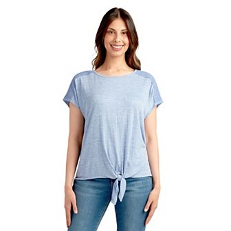 Women's Apt. 9® Dolman Sleeve Tie-Hem Knit Top