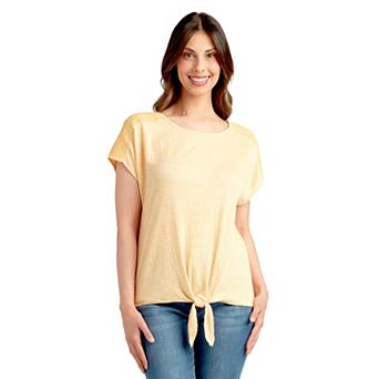 Women's Apt. 9® Dolman Sleeve Tie-Hem Knit Top