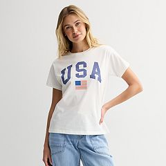 Matching Usa Shirts Family Loose Short-Sleeve Print T-Shirt Casual