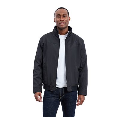 Men's London Fog Poly Bonded Sherpa Lined Bomber Jacket