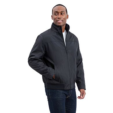 Men's London Fog Poly Bonded Sherpa Lined Bomber Jacket