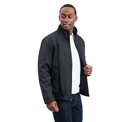 Men's London Fog Poly Bonded Sherpa Lined Bomber Jacket