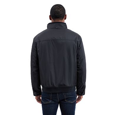 Men's London Fog Poly Bonded Sherpa Lined Bomber Jacket