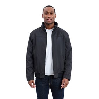 Men's London Fog Poly Bonded Sherpa Lined Bomber Jacket