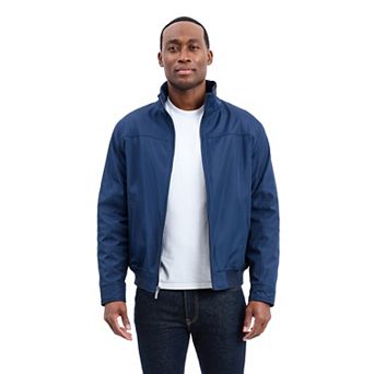 Men's London Fog Poly Bonded Sherpa Lined Bomber Jacket