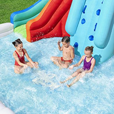 H2OGO! Let It Rainbow Kids 9'1" Inflatable Mega Water Park
