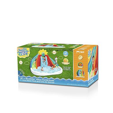 H2OGO! Let It Rainbow Kids 9'1" Inflatable Mega Water Park