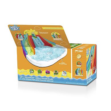H2OGO! Let It Rainbow Kids 9'1" Inflatable Mega Water Park
