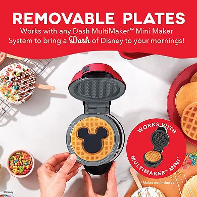 Dash Disney's Mickey Mouse & Minnie Mouse Removable Plate 2-pc. Pack