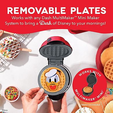 Disney Dash Daisy & Donald Duck Removable Plate 2-Plate Pack for the MultiMaker Mini Maker System