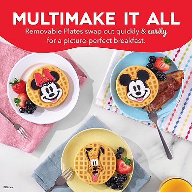 Dash Disney’s Mickey Mouse, Minnie Mouse & Pluto Multimaker Waffle Maker
