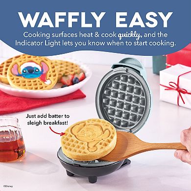 Disney Dash Stitch Santa Mini Waffle Maker