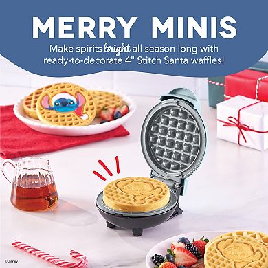 Disney Dash Stitch Santa Mini Waffle Maker