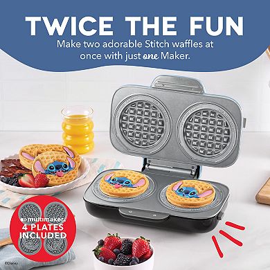 Dash Disney's Multimaker Double Stitch Plates with Stitch Design