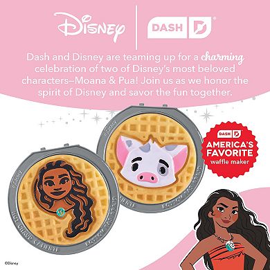 Dash Disney's Moana & Pua Removable Plate 2-pc. Pack for MultiMaker™ Mini System