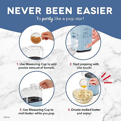 Disney Dash Stitch Fresh Pop Popcorn Maker