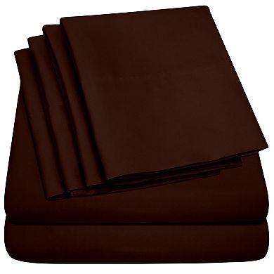 Premium Home Collection Microfiber Soft Cooling Bed Sheet Set - 6 Piece