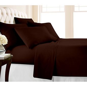Premium Home Collection Microfiber Soft Cooling Bed Sheet Set - 6 pc