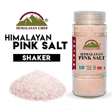 Himalayan Chef Pink Salt-fine Glass Shaker - 17.5 Oz (pack Of 6)