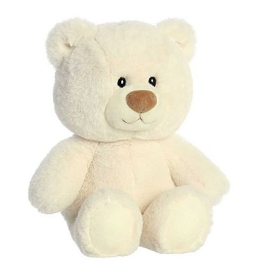 Aurora Large White Bear 13.5" Hugga-wug Bear Snuggly Stuffed Animal