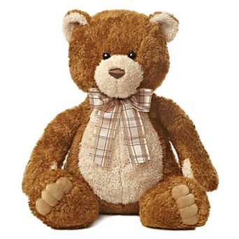 Aurora Large Brown Bear 22" Brown Sugar Snuggly Stuffed Animal