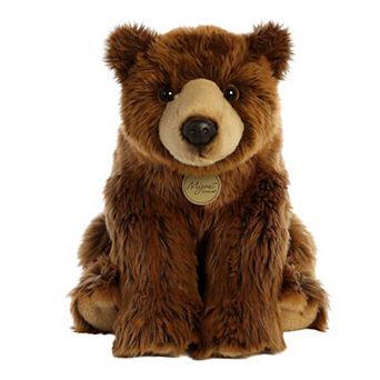 Aurora Large Brown Miyoni 15" Grizzly Realistic Stuffed Animal