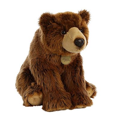 Aurora Large Brown Miyoni 15" Grizzly Realistic Stuffed Animal