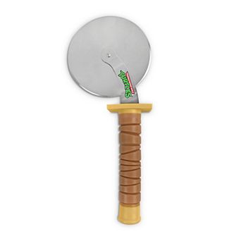 Bazillion Dreams Teenage Mutant Ninja Turtles Stainless Steel Pizza Cutter Blade, Comfortable Handle