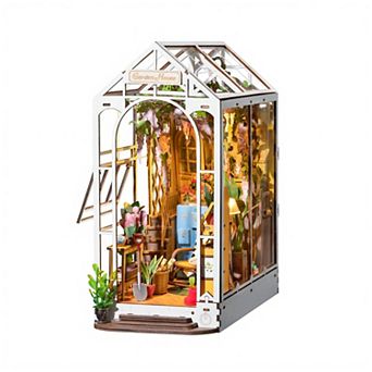 Diy 3d Book Nook Kit Flower House 176 pc