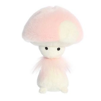 Aurora Small Pink Fungi Friends 9" Pretty Blush Vibrant Stuffed Animal
