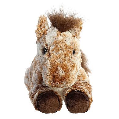 Aurora Medium Brown Flopsie 12" Mocha Horse Adorable Stuffed Animal