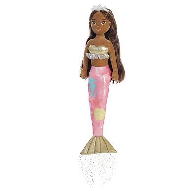 Aurora Large Pink Sea Sparkles Coastal Sparkles 18" Seychelles Enchanting Stuffed Doll