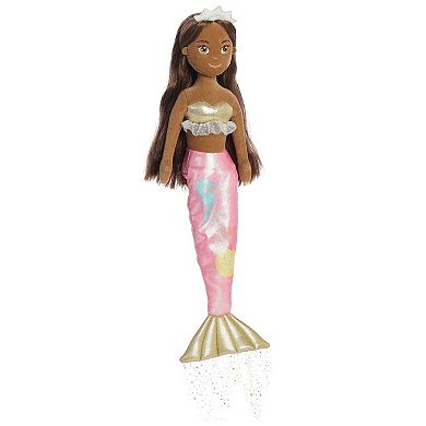 Aurora Large Pink Sea Sparkles Coastal Sparkles 18" Seychelles Enchanting Stuffed Doll