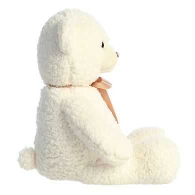 Aurora Medium White Bear 11" Ashford Bear Snuggly Stuffed Animal