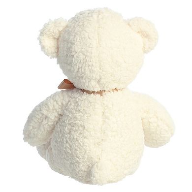 Aurora Medium White Bear 11" Ashford Bear Snuggly Stuffed Animal
