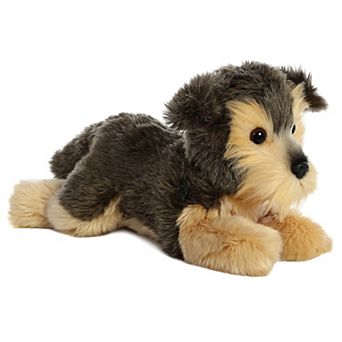 Aurora Medium Gray Flopsie 12" Yorky Adorable Stuffed Animal