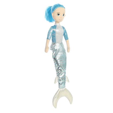 Aurora Large Blue Sea Sparkles Surf Sparkles 18" Quinn Enchanting Stuffed Doll