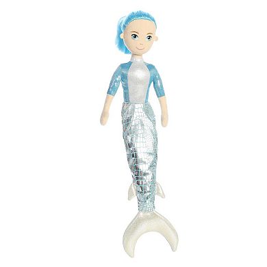 Aurora Large Blue Sea Sparkles Surf Sparkles 18" Quinn Enchanting Stuffed Doll